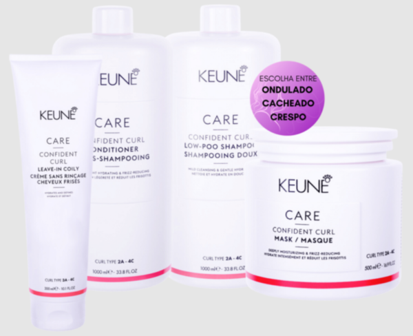 SHAMPOO PARA TRATAMENTO DE CABELOS ONDULADOS, CACHEADOS E CRESPOS